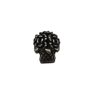 Sterling Silver Flower Basket Charm Bead European Bracelet Necklace